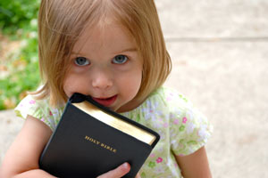 Little Girl With Bible Little Girl With Bible
