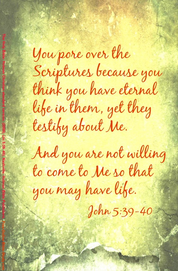 John 5:39-40